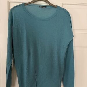 Vince Teal Long Sleeve Women's Lightweight Sweater
